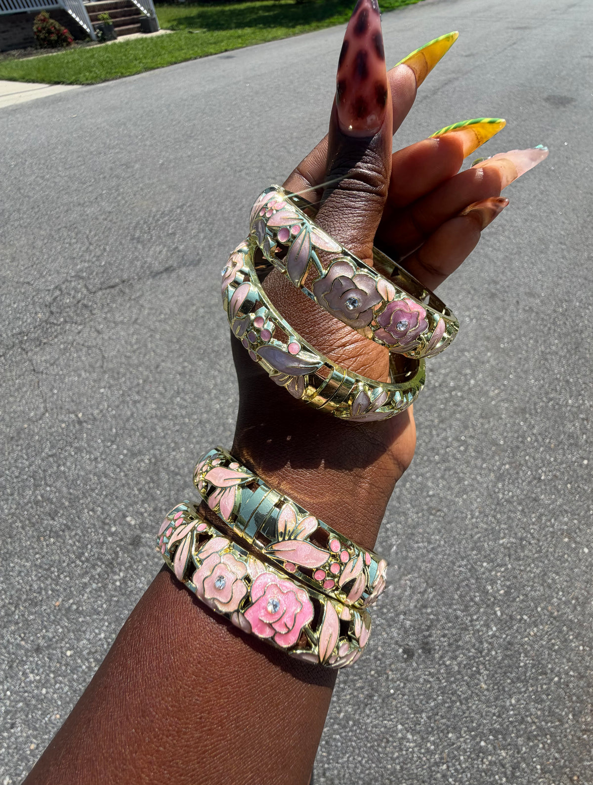 Pink Champagne Bangle