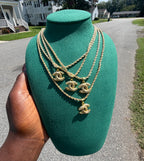 Double C Glam Necklace