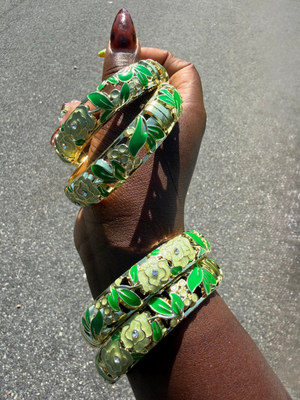 Rich Girl Garden Bangles