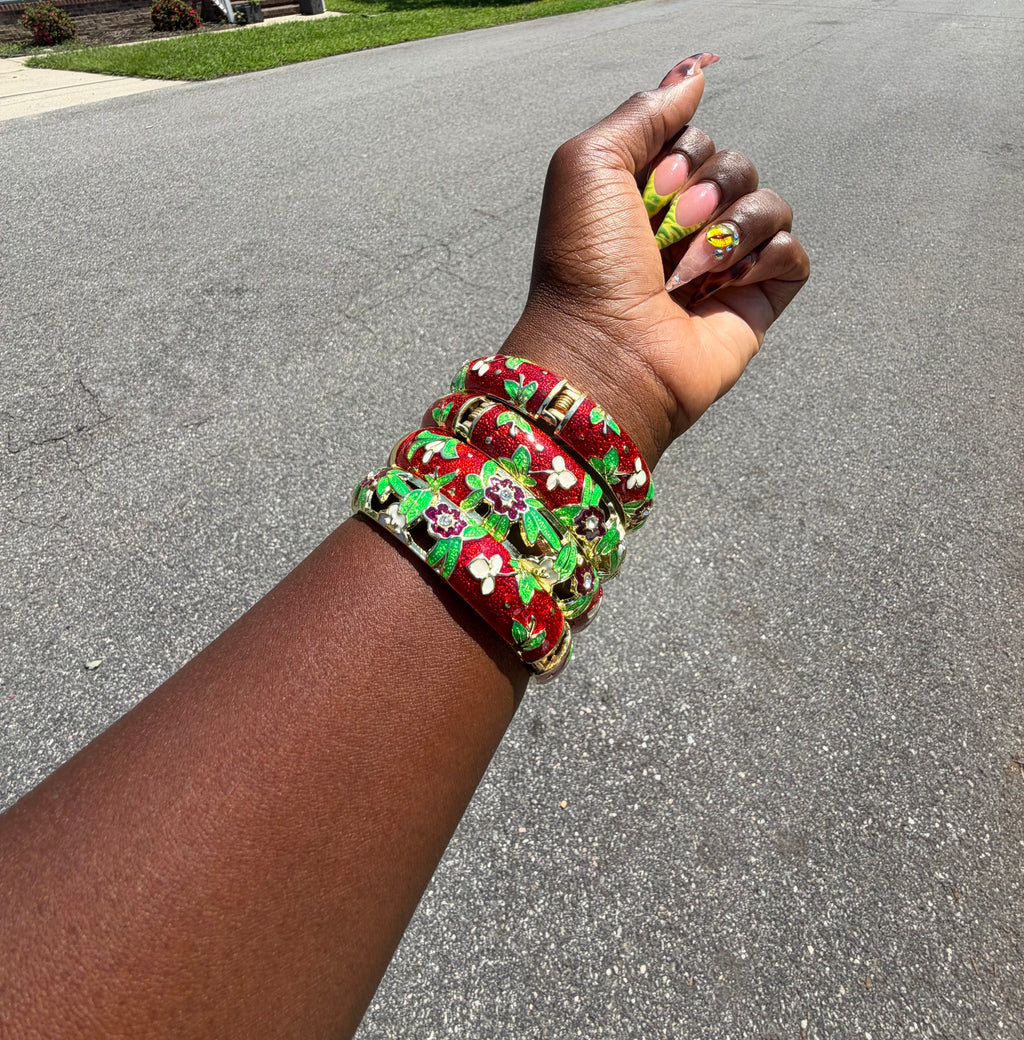 Scarlet Bloom Bracelet