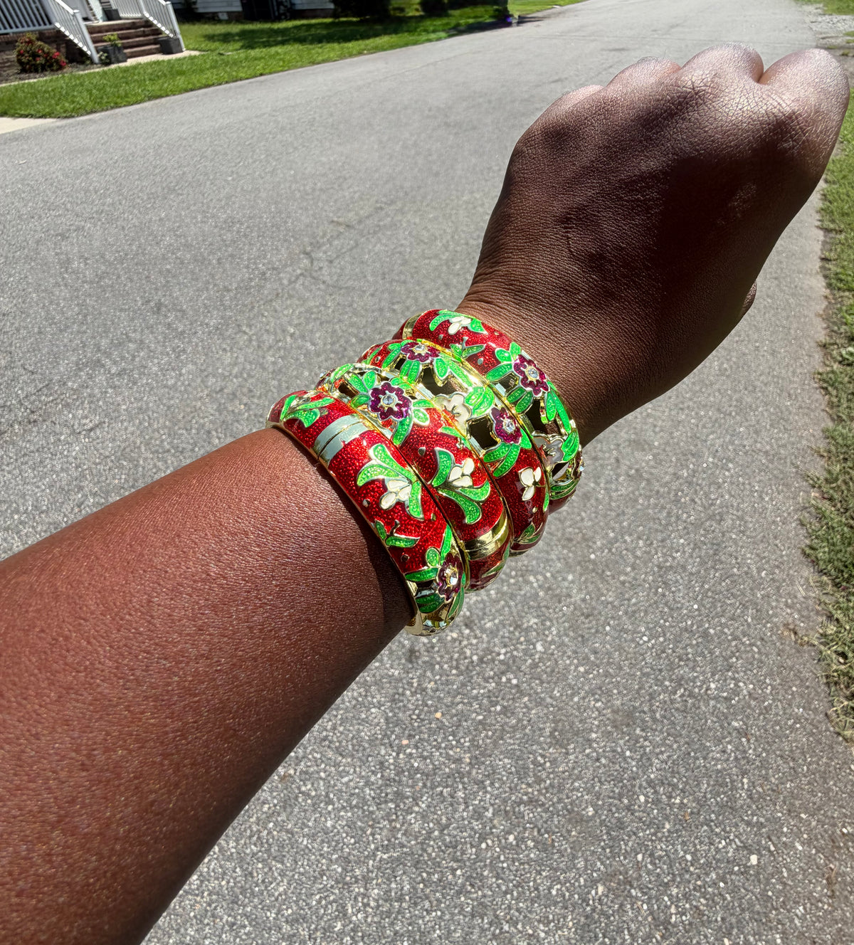 Scarlet Bloom Bracelet