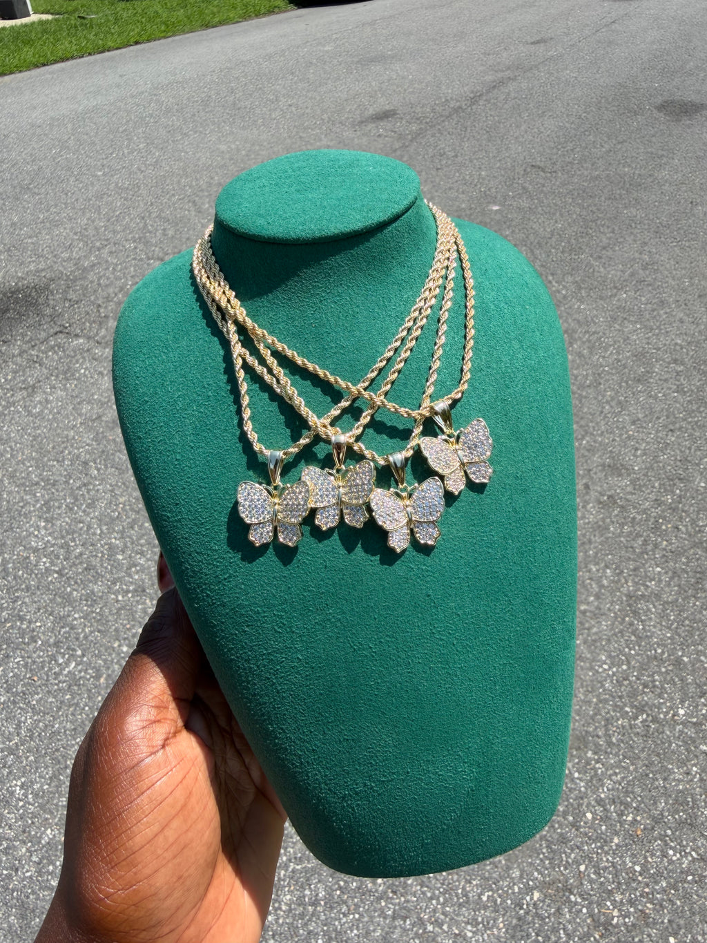 Fly Girl Butterfly Necklace