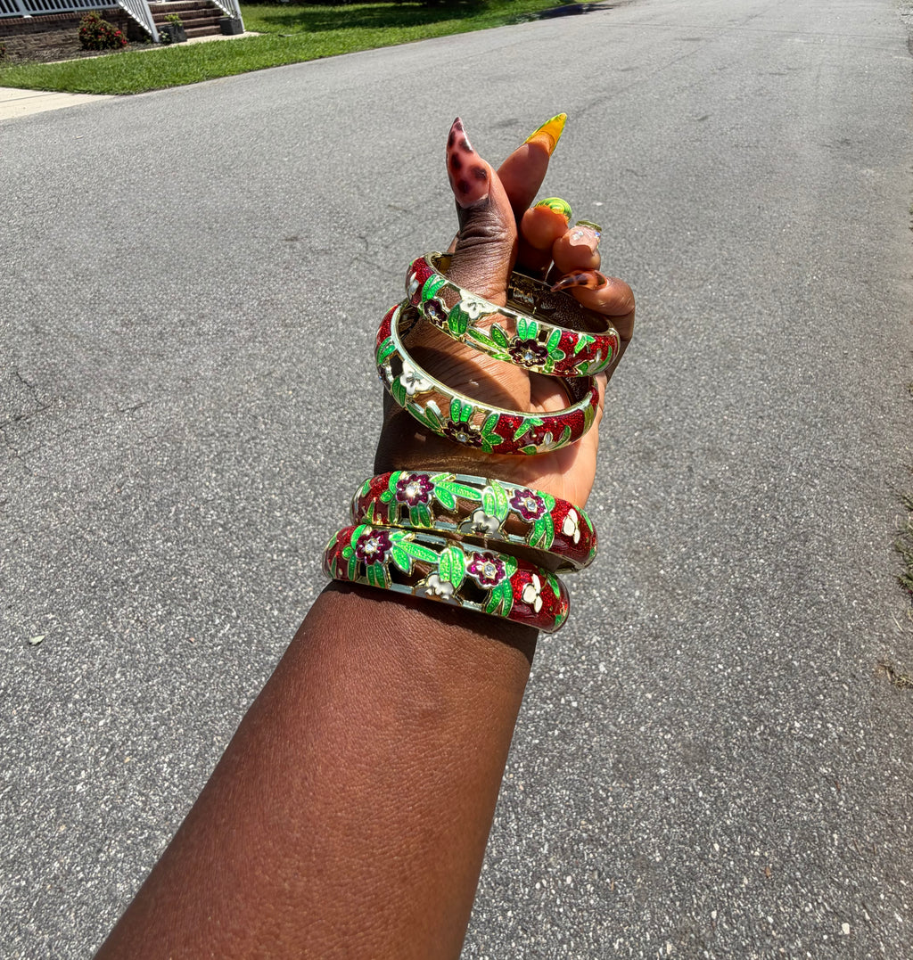 Scarlet Bloom Bracelet