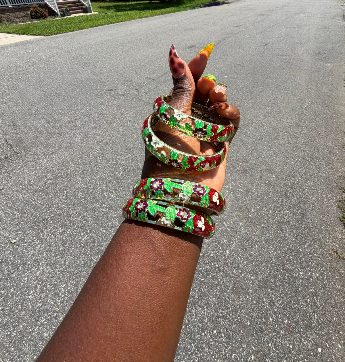 Scarlet Bloom Bracelet