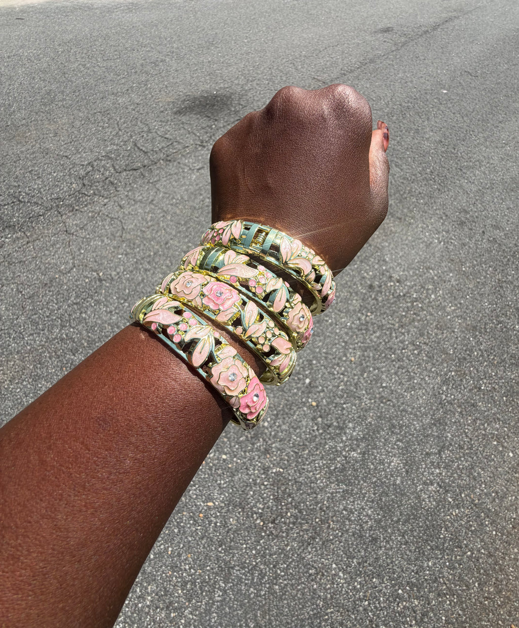 Pink Champagne Bangle