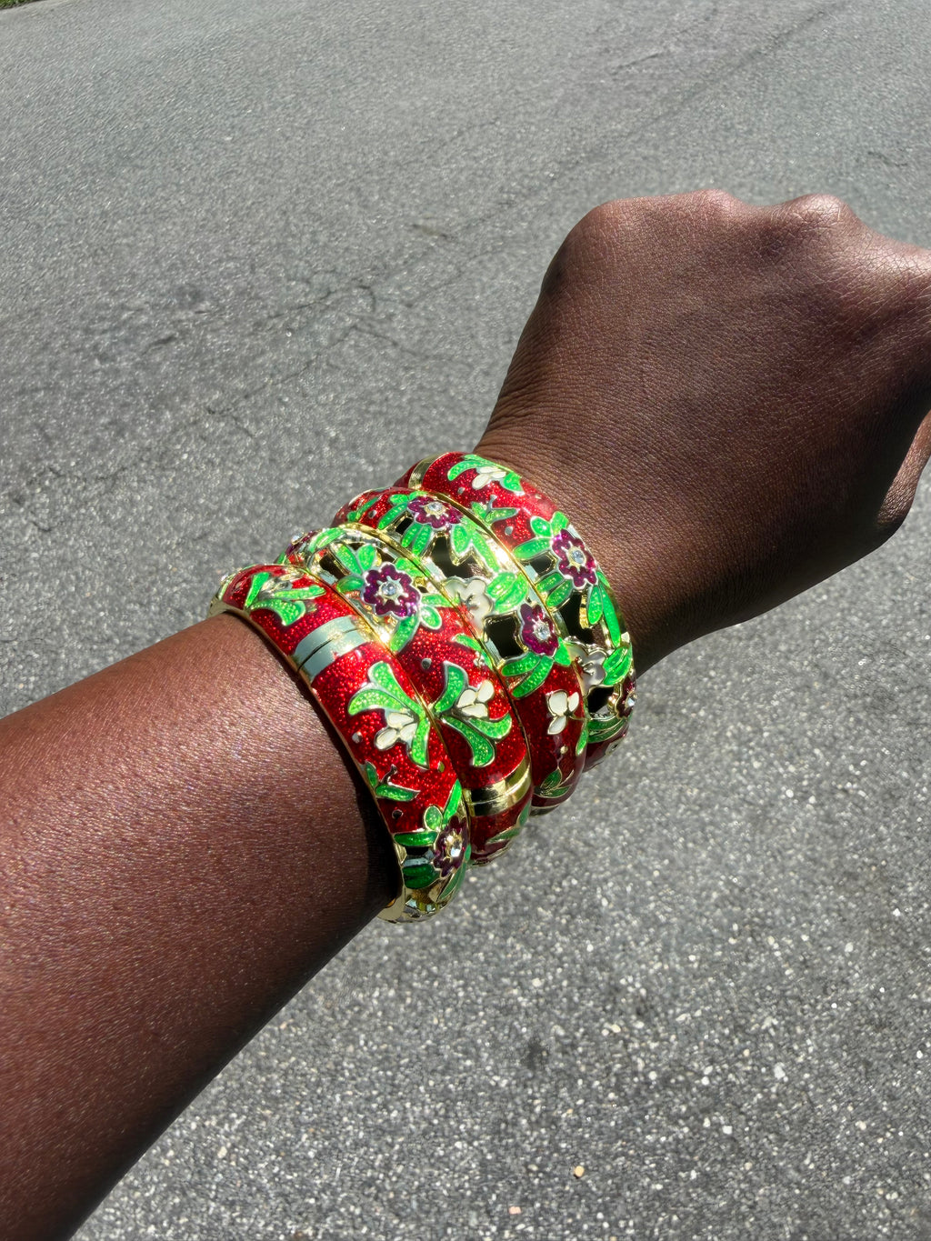 Scarlet Bloom Bracelet