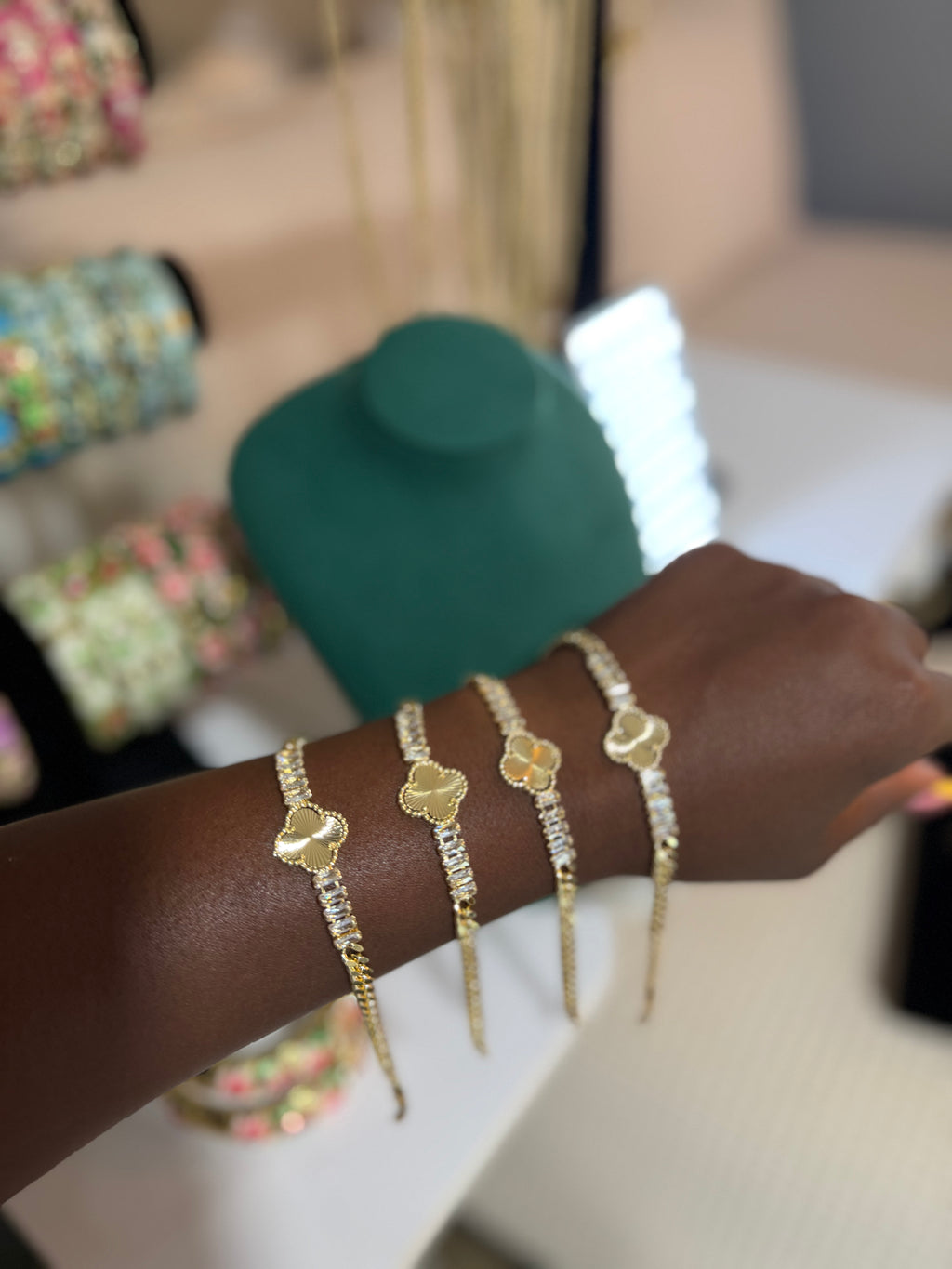 Golden Clover Bracelet