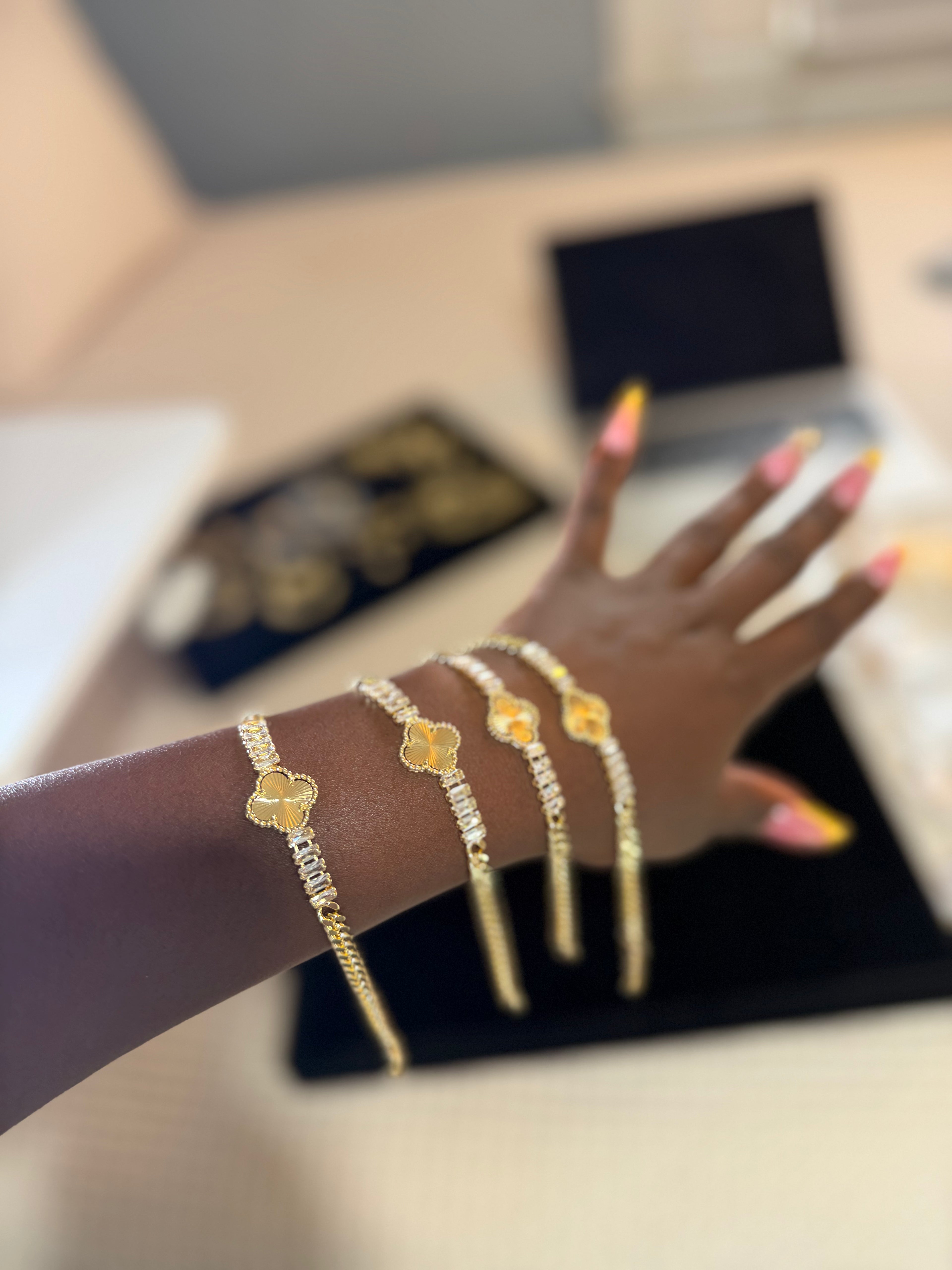 Golden Clover Bracelet