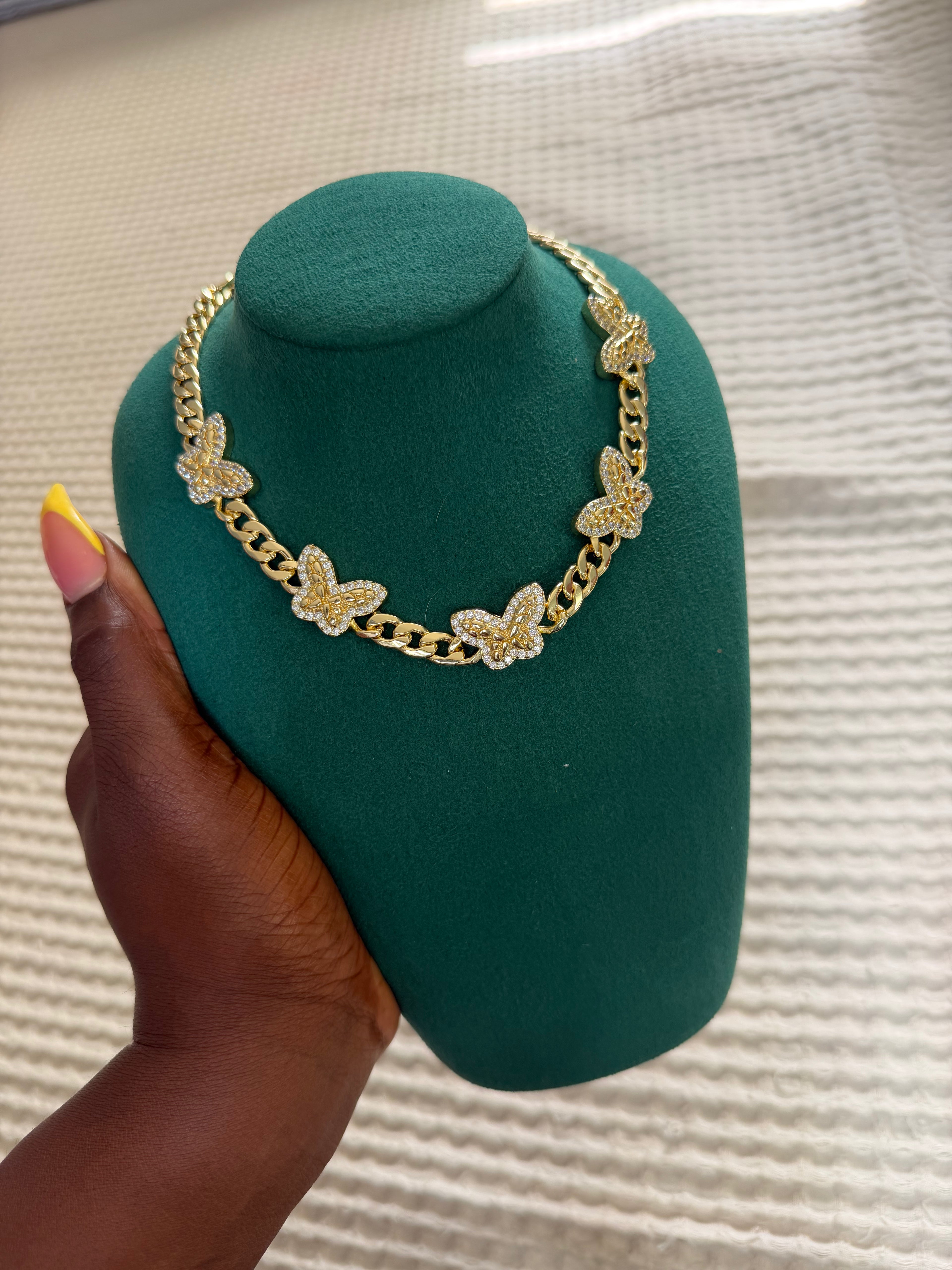 Golden Butterfly Necklace