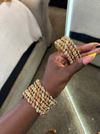 Pretty in Pink Cuban Bracelet