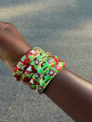 Ruby Garden Cuff