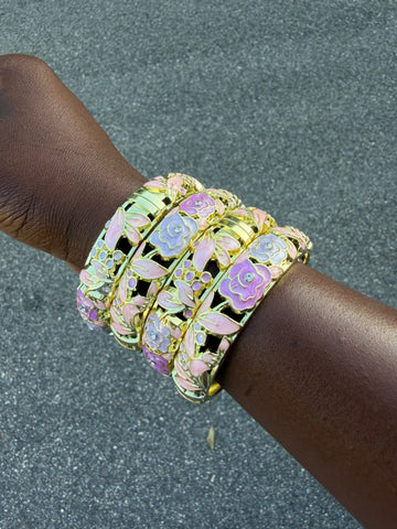 Lavender Bloom Cuff